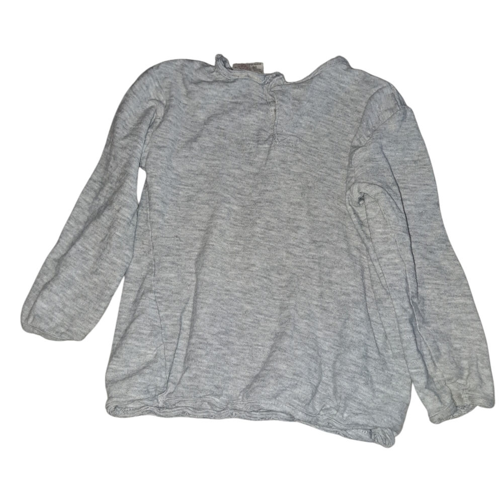 Zara Kids Gray and Navy Striped Matching Set - Picture 4 of 6